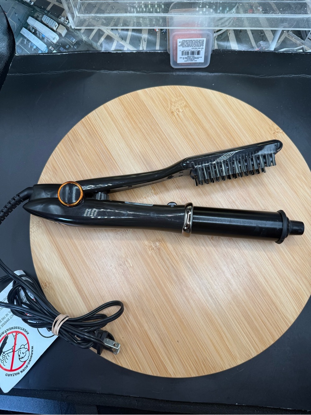Instyler Rotating Hot Iron Hair Straightener Black IS2.1-1001 TESTED WORKS